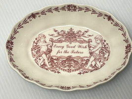 Spode Trinket Dish Just Under 6 Inches By 4 Every Good Wish for the Future - £9.53 GBP
