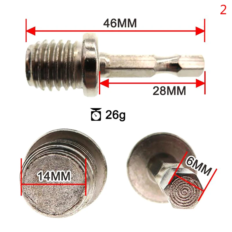 1Pcs New 10/14mm 1/4 Hexagon Connecting Rod Adapter Drill Chuck M10 M14 ... - $3,042.21 MXN