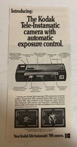 1980s Kodak Tele Instamatic Camera Vintage Print Ad Advertisement pa7 - £6.28 GBP