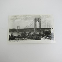 Real Photo Postcard RPPC New York City George Washington Bridge Vintage RARE - £15.72 GBP