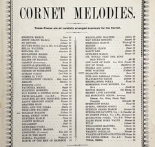 Cornet Melodies Holiday Parade 1880 Sheet Music Victorian Peasants Song ... - £27.81 GBP