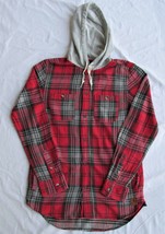 Modern Amusement Men&#39;s Cotton Flannel Shirt w/ Hood Size Small - $21.00