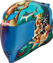 Icon Adult Airflite Pleasuredome4 Helmet Blue Medium - £240.31 GBP