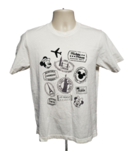 Disney Mickey Mouse Adventure Awaits London Florida Adult Small Cream TS... - $19.80