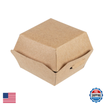 Restaurantware 2.5 x 2.5 x 2 Inch Mini Burger Boxes 100 Clamshell Food C... - $96.60