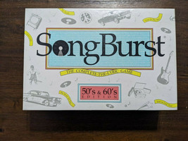 Song Burst 50s and 60s Edition The Lyric Board Game Complete! - £7.61 GBP