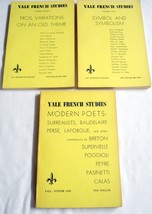 3 Issues of Yale French Studies Magazine 1948-1953 #2, #9, #11 - £7.98 GBP