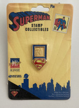 1998 DC Comics Superman Stamp Pin Stamp Collectibles U.S. Post Office Starline - £7.86 GBP