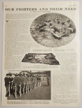 1917 Magazine Photos Our Fighters Needs US Army Soldiers Preparing for War - £15.47 GBP