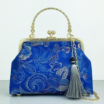 Chinese Embroidery Cheongsam Bag Women&#39;s Chinese Suit Elegant Retro Handbag Anti - £35.84 GBP