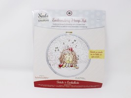 Needle Creations Embroidery Hoop Kit - H is for Hedgehog - £8.99 GBP