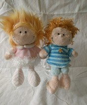 NICI Angel Boy Girl Doll Pair Stuffed Plush Toy Dangling 6 inches 15cm - $28.00