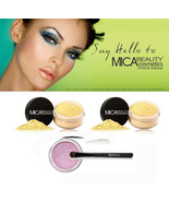 2X Mica Beauty Foundation MF3 + Oval Brush+ Eye Shim.#25 Orchid+A-viva Nail Kit - $80.19