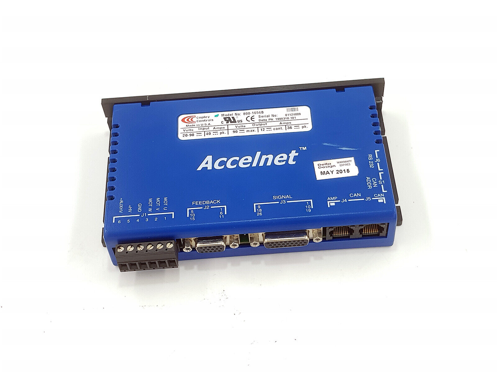 Copley Controls Accelnet 800-1656B Amplifier Servo Drive - $108.90