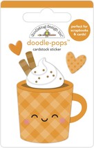 Doodlebug Doodle-Pops 3D Stickers-Pumpkin Spice - £13.22 GBP