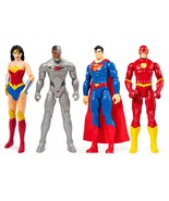 DC Comics 12-inch Action Figure 4-Pack with Superman, The Flash, Wonder ... - £53.18 GBP
