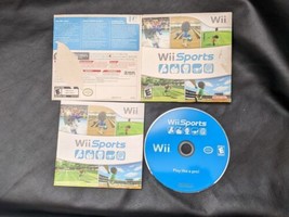 Wii SPORTS Nintendo Juego Cartón Manga Manual Limpiar Disco - £28.75 GBP