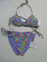 BP. Undercover Ladder Back Bikini Top (Juniors) Island Tropical M &amp; Bott... - $13.23