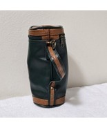 Mini Handheld PU Leather Green Golf Bag Ball Storage Caddy Cigar Case - $278.20 MXN