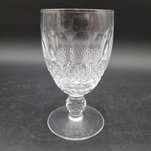 Waterford Crystal Colleen Cut Short Stem Claret Wine Discont. Multiple Available - $24.74