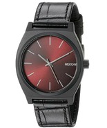 NWT Nixon Men's A0451886 Time Teller Black Gator Watch - £78.91 GBP