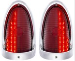 1955 Chevy Belair 210 150 Nomad Taillight Led Backup Sequential Bezel Le... - $227.05