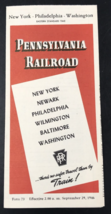 Sept 1946 Pennsylvania Railroad PRR Timetables NY Washington Train Sched... - $13.99