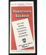 Sept 1946 Pennsylvania Railroad PRR Timetables NY Washington Train Sched... - $13.99