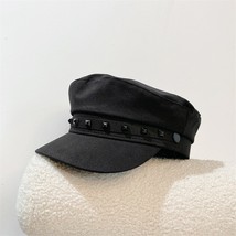202207-2509204  Fashion Square Acrylic Rivets  hat men women s cap - £112.59 GBP