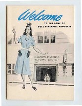 Welcome to the Home of Dole Pineapple Products Booklet 1950&#39;s  - £29.75 GBP