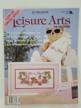 LEISURE ARTS The Magazine August 1988 Crochet Cross Stitch Knit Crafts P... - $7.91