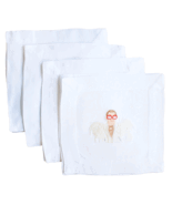 Lettermade Elton John Embroidered Cocktail Napkins - Set of 4 - €46,88 EUR