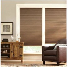 Mocha Cordless Blackout Cellular Shade - 26.25 in. W x 64 in. L - £26.47 GBP