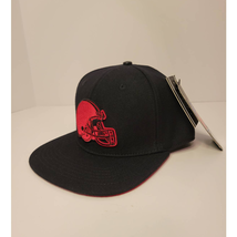 NWT Red Pro Standard NFL 60th Anniversary Cleveland Browns Logo Snapback Hat - £20.18 GBP