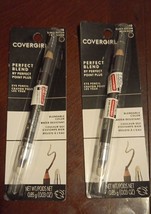 2 CoverGirl Perfect Blend Eye Pencil # 110 BLACK BROWN(P13/12) - $14.90