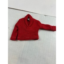 Vintage 1962 Ken (Mattel) Red Shawl‑Collar Sweater – Ken Fashion Pak - $279.41 MXN