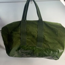 Swedish Army Duffel Canvas Bag With Waterproof Bottom M1969 18x12 - £54.27 GBP