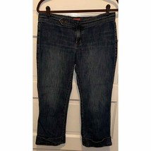 The Limited Drew Cuffed Medium Wash Low Rise Capris Size 10 - £11.85 GBP