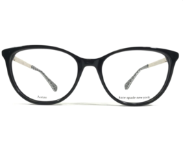 Kate Spade Eyeglasses Frames 807 KIMBERLEE Black Gold Cat Eye Full Rim 52-17-140 - £52.14 GBP