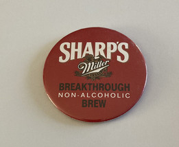 Sharp&#39;s Miller Breakthrough Non-Alcoholic Brew Button Pin - $15.00
