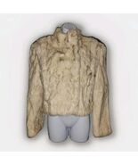  Vintage Berman&#39;s Genuine Bleached Rabbit Fur Coat Jacket Sz Medium  - $3,535.35 MXN