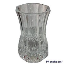 Crystal Glass Violet Vase Cristal D&#39;Arques-Durand France 3&quot; - £9.32 GBP