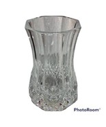 Crystal Glass Violet Vase Cristal D&#39;Arques-Durand France 3&quot; - £9.28 GBP