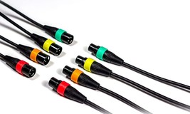 Zoom XLR-4c/CP Mic Cables w/Color ID Rings; Perfect for Podcasting, Music &amp; More - £47.95 GBP