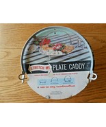 VINTAGE HAMMERED ALUMINUM TRILLCO STRETCH-ME PLATE CADDY NEW-OLD STOCK - $27.28 CAD
