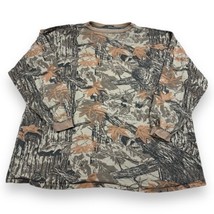 Vintage RealTree Shirt XXL Camo Hunting Long Sleeve Cotton Single Stitch... - $34.64