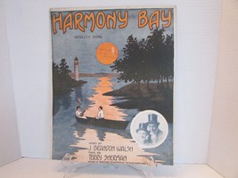 HARMONY BAY NOVELTY SONG SHEET MUSIC HINES &amp; FOX PIC WORDS J.BRANDON WAL... - $73.13 MXN