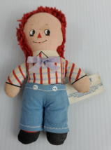 Vintage 1970s Knickerbocker Raggedy Andy MINIATURE 4&quot; Cloth Rag Doll - £17.29 GBP