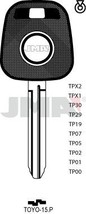 TP00TOYO-15P/TOYOTA Auto Key/Tranponder/ Original Empty Shells - £6.72 GBP