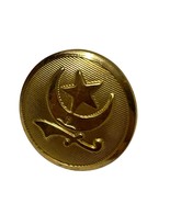 Antique Metal USA Masonic Shriners Sword Star Moon Uniform Button - €41,51 EUR
